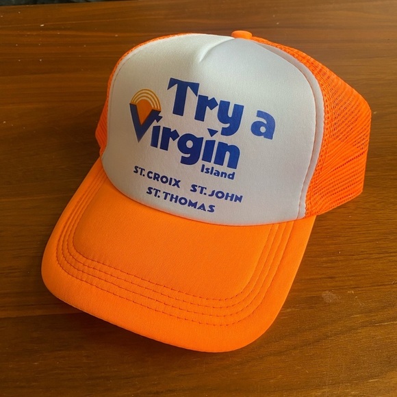 Try A Virgin Island St. Croix, John, Thomas Islands Trucker Hat - Picture 5 of 5